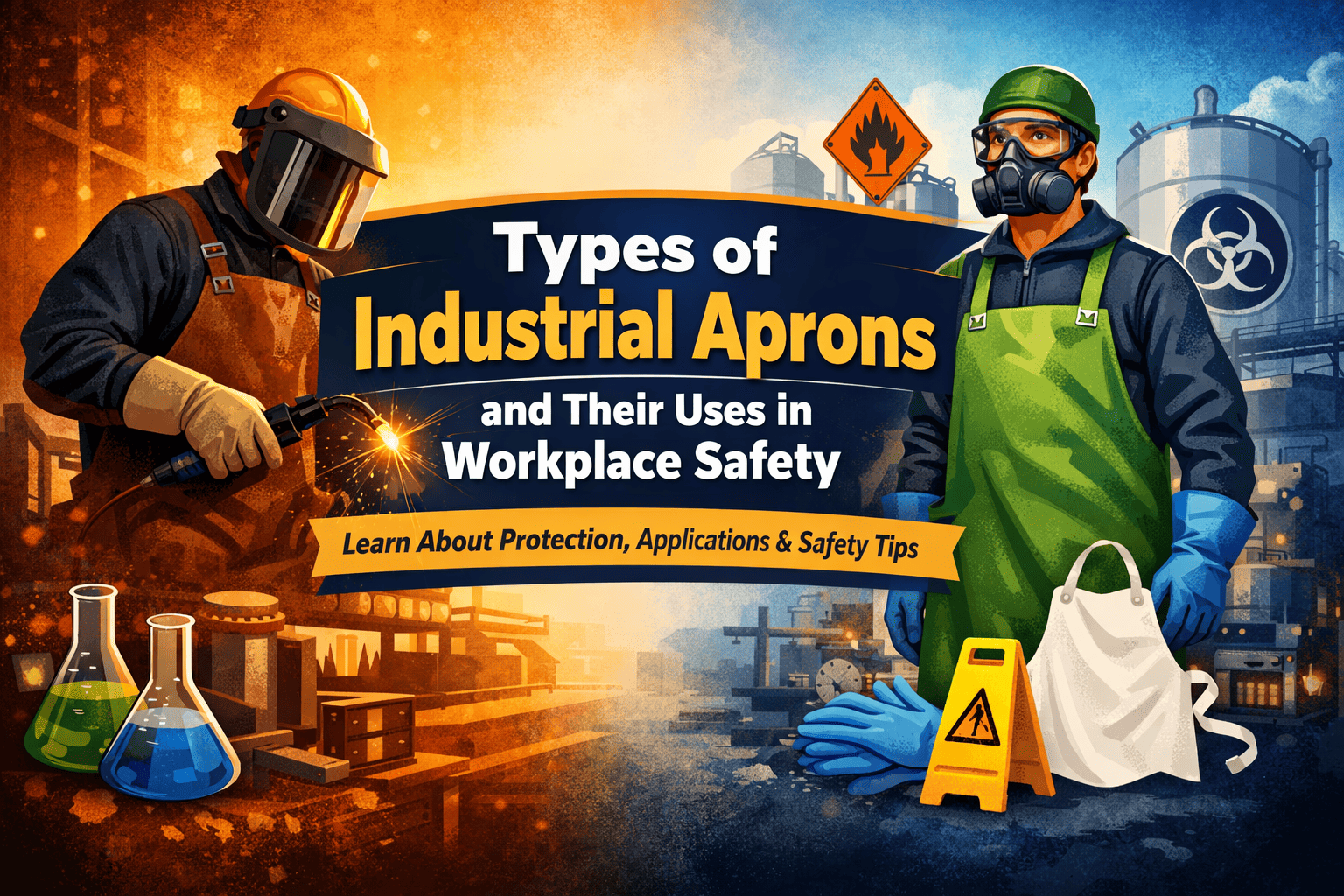 Types of Industrial Aprons and Their Uses in Workplace Safety