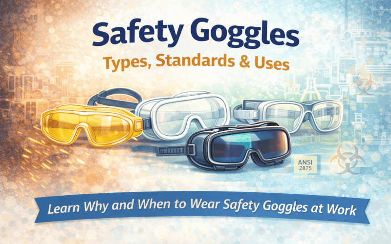 Safety Goggles for Workplace Protection: Types, ANSI Standards, and How to Choose the Right One