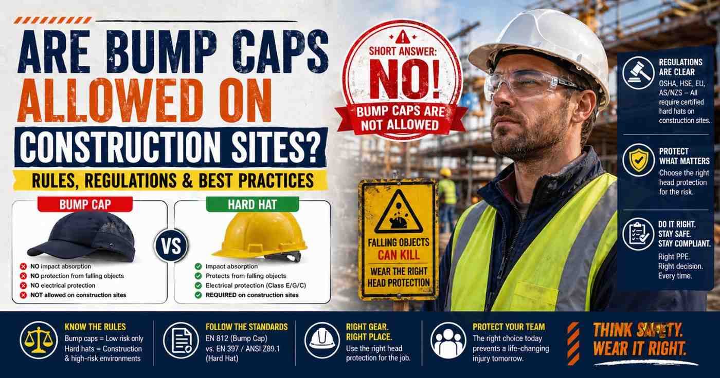 Are Bump Caps Allowed on Construction Sites