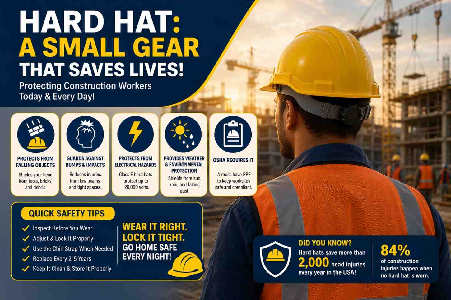 Why Hard Hat Is Important for Construction Workers