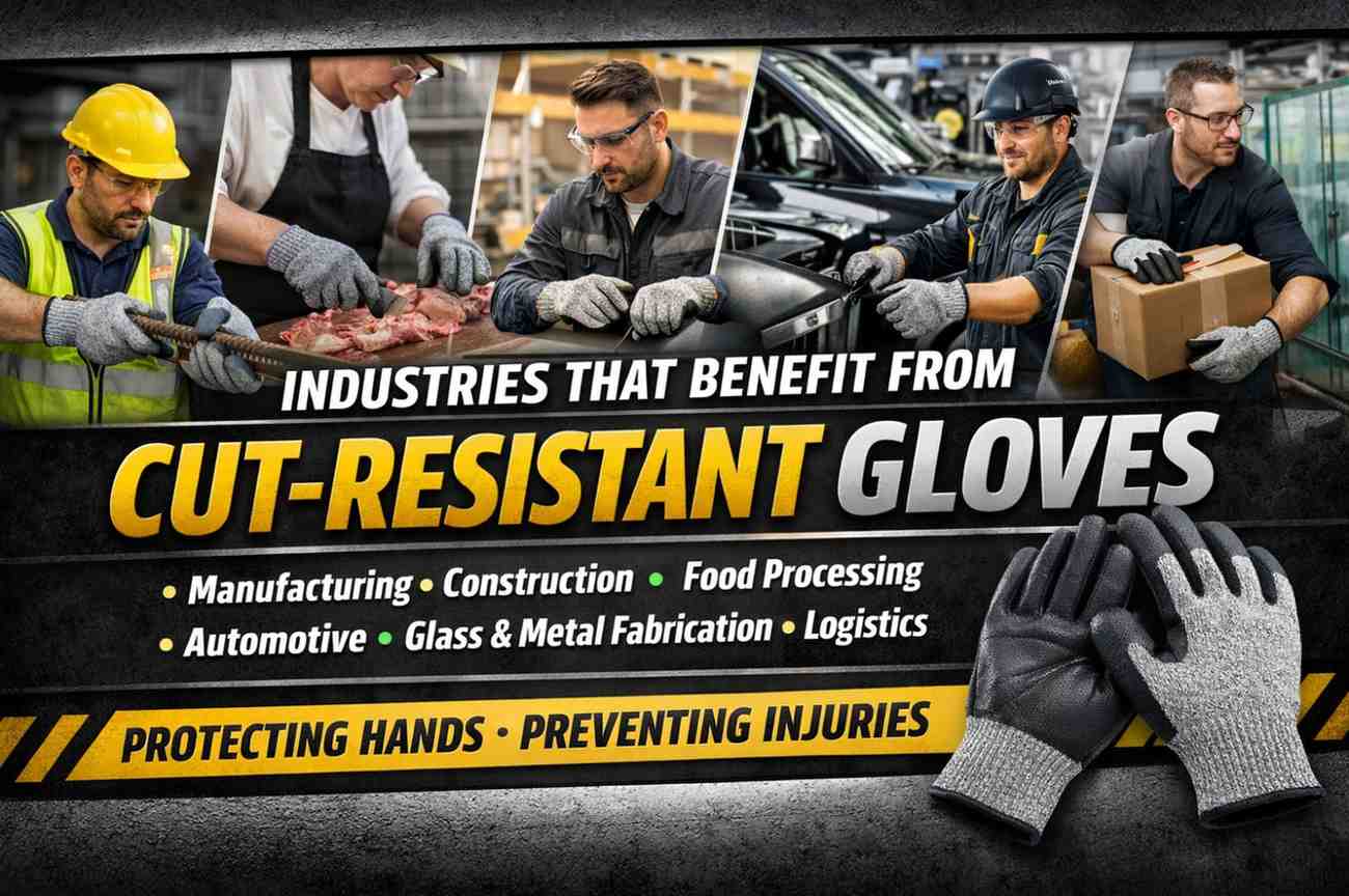 Which Industries Benefit the Most from Cut-Resistant Gloves?