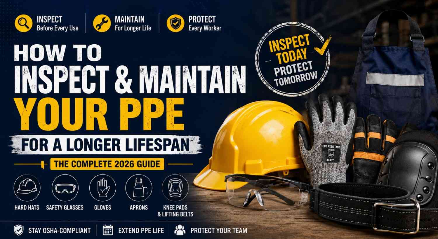 How to Inspect and Maintain Your PPE for a Longer Lifespan (The Complete 2026 Guide)